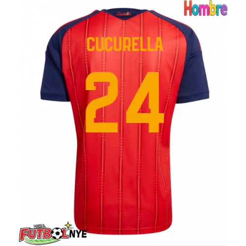 Camiseta España Marc Cucurella #24 Primera Equipación Mundial 2026 manga corta